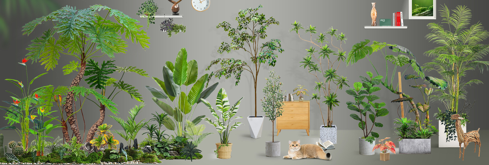 Kunstmatige grote boom