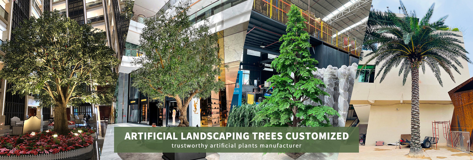 Kunstmatige tropische palmboom