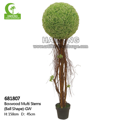 Gemakkelijk te geven Hoogte 180cm Kunstmatige Topiary Boom voor Winkelcentrum