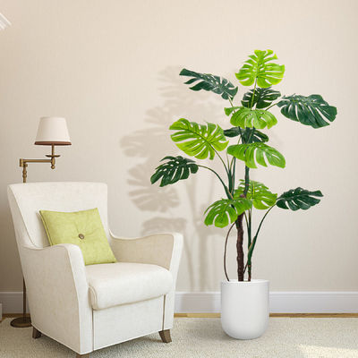 130/160/200/240cm Sizes Realistic PE Foliage artificial monstera plant for Indoor Tropical Decor