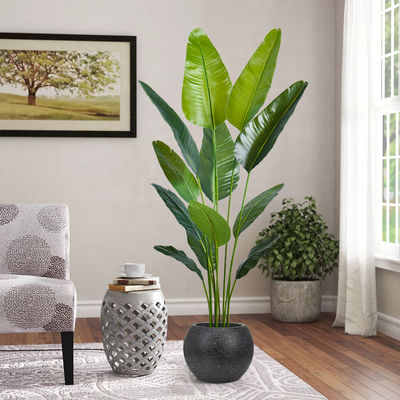 Artificial Bird of Paradise Plant Indoor - Wholesale Realistic Fake Palm Trees Manufacturer Direct