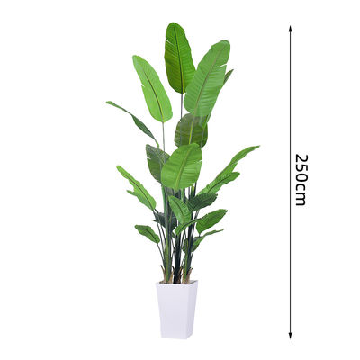 High Quality Artificial Potted Plants 2.5m large indoor bird of paradise plant  for Indoor Decoration Plant