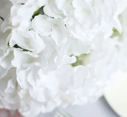 Anti Aging Real Touch Artificial Flowers Hydrangea Bushes Colorful