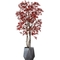 Hoogte 180cm de Kunstmatige Ingemaakte Bonsai Autumn Red Maple Tree van Vloerinstallaties
