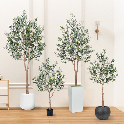 Kunstmatige olijfboomplant Groothandel - Bulk Realistisch huisdepot olijfboom Fabrikant Direct