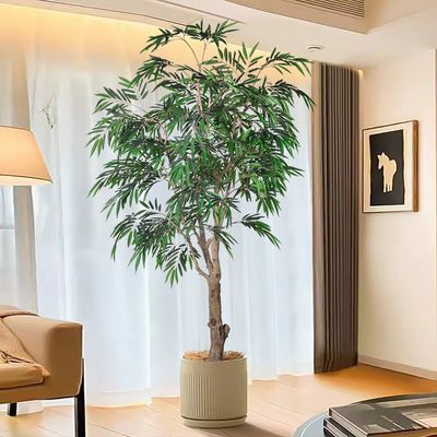 Fabrieksverkoop 280cm kunstmatige potplant nep huilende vijgenboom voor Elegante binneninrichting