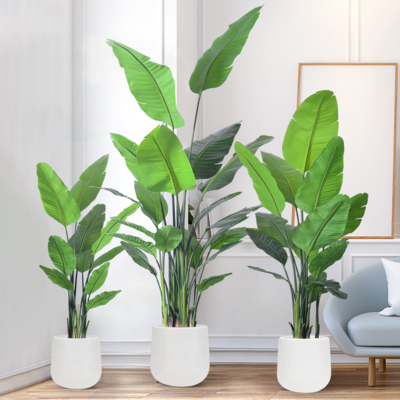 Reiziger Ravenala Potplant Kunststof Boom Groothandel Beste Kunstmatige Paradijsvogelplant