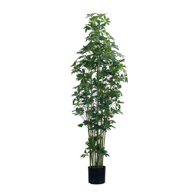 47in 59in 70in High Real Touch Kunstmatige Schefflera Boom Groene Pot Schefflera Plant Voor Home Decoratie