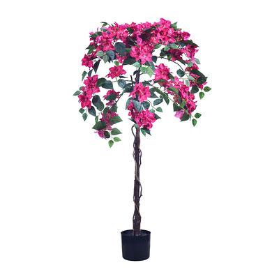 Haihong Nieuwe Producten Kunstmatige Bougainvillea Bloemenboom 4ft 6ft Nep Pot Bougainvillea Kunstmatig voor Thuis Hotel Decoratie