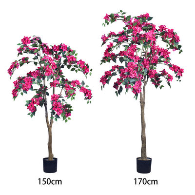 Groothandel Woondecoratie PVC Kunstmatige Bougainvillea Bloembomen  Stoffen Bloem voor Huisdecoratie