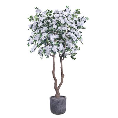 Groothandel 220 cm kunstmatige Bougainvillea Plant - Model B Wit - Haihong Factory Direct