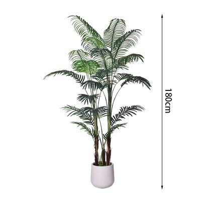 Groothandel 180cm kunstmatige palmbomen voor binnen - I Style Areca Palm Plant Haihong Factory Direct Grote valse palmbom voor huis en kantoor