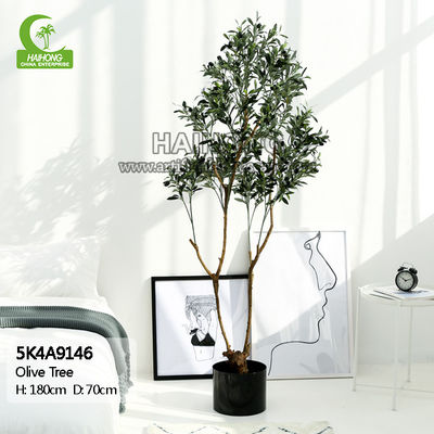 Het hete Verkopende Overweldigende Kunstmatige Decoratieve Decor van Installatie Kunstmatige Olive Trees For Sale Indoor